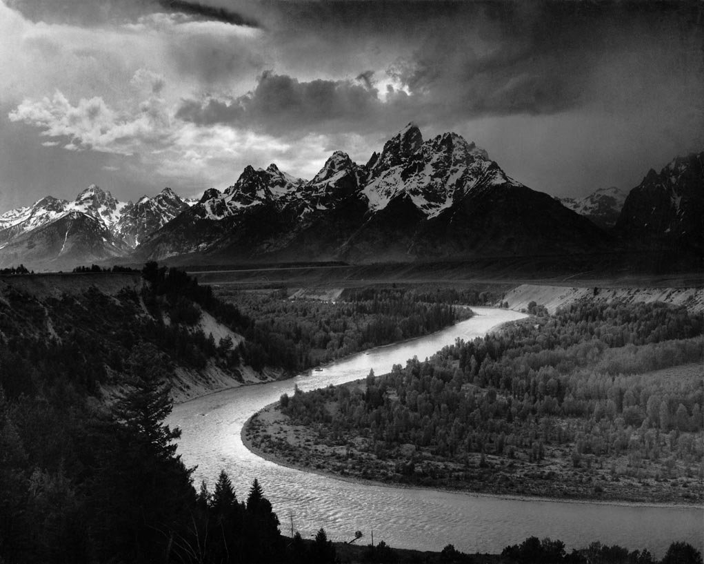 Ansel Adams photo of Snake River